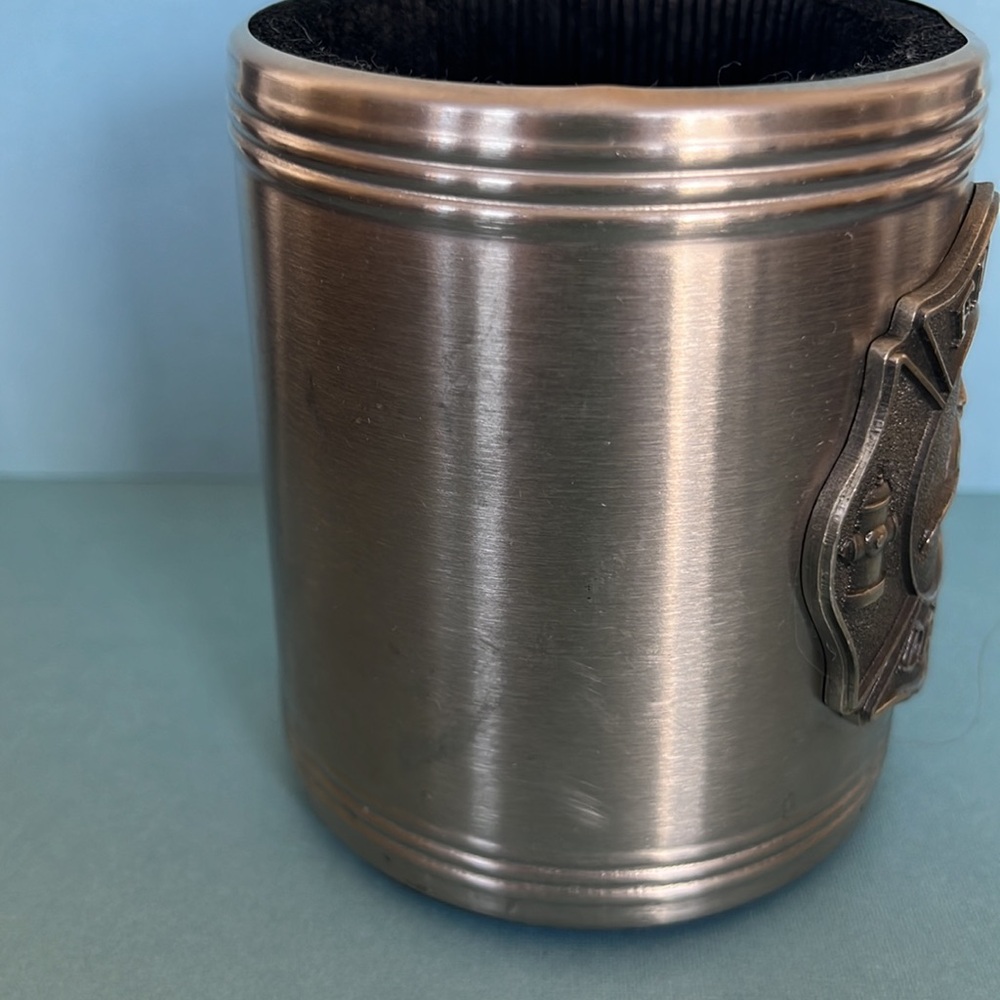 FIRE DEPARTMENT Silver Metal‎ Can Holder - Picture 5 of 8